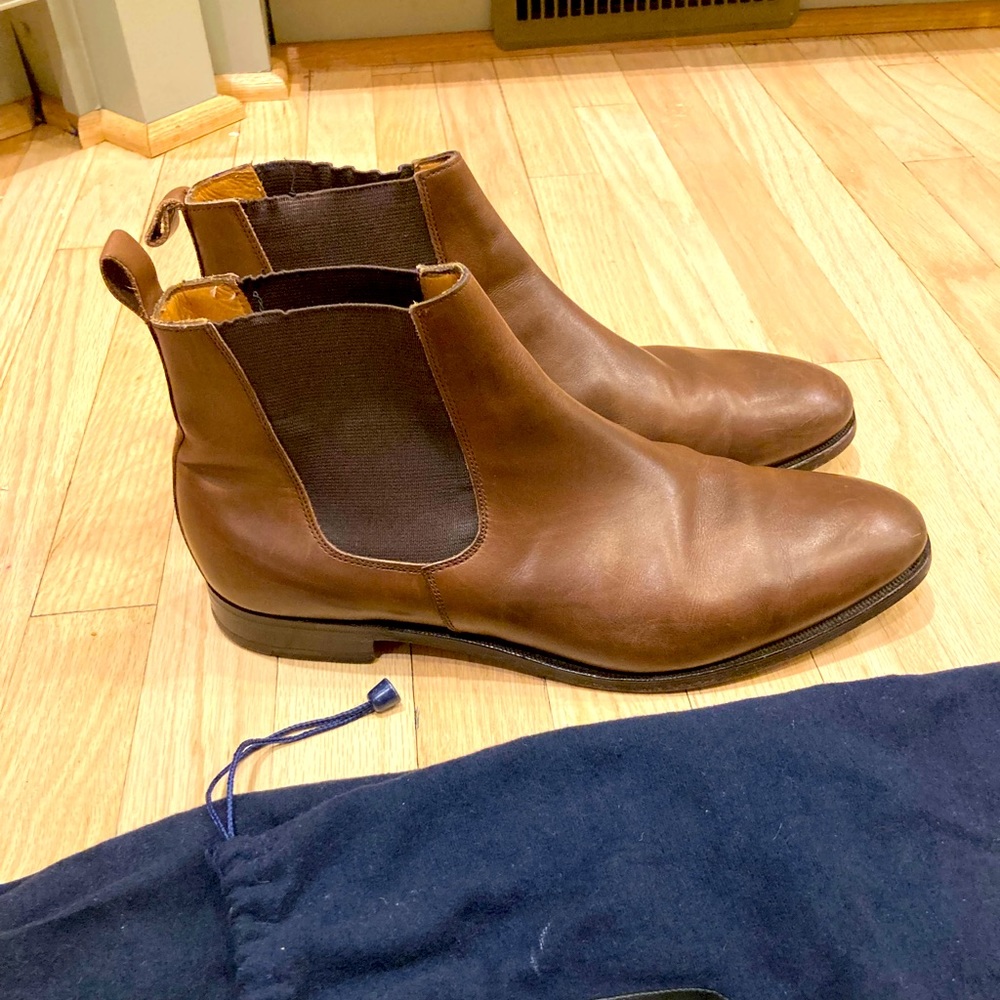 Peal & Co. Chelsea boots made for Brooks Brothers